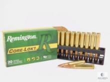 20 Rounds Remington 30-06 Ammo. 150 Grain Soft Point