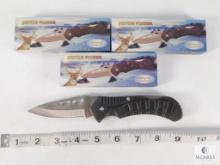 Four Whitetail Cutlery Knife, Gentle Folder, WT-176B