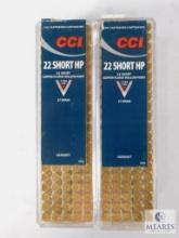200 Rounds CCI 22 Short Copper Plated Hollow Plated 27 Grain Varmint