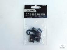 1" Lockable Rifle Sling Swivel Set