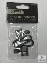 1" Lockable Rifle Sling Swivel Set