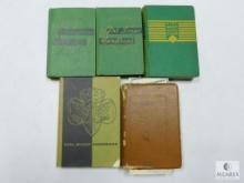 Five Girl Scouts Handbooks - 1940 (2), 1947 (2), 1953