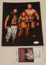 Carmella Big Bill Cass Autographed Dual Signed JSA COA 8x10 Photo WWE Wrestling WWF AEW