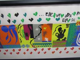 Very Large Mural Print " Les Mille Et Une Nuits " By Henri Matisse (LOCAL PICK UP ONLY)