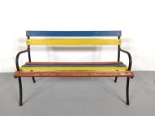 Child's Multi-Colored Bench