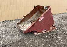 One Yard Steel Tip Over Dumpster,