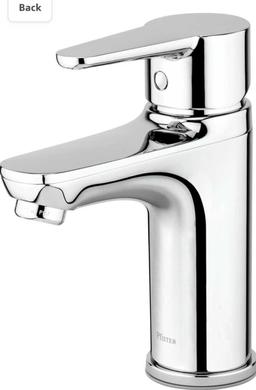 Pfister Pfirst Modern Single Hole Single-Handle Bathroom Faucet in Polished Chrome, Model
