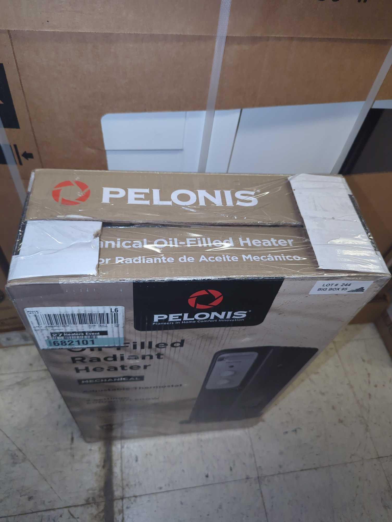 Pelonis (No Wheels) 1,500-Watt Oil-Filled Radiant Electric Space Heater with Thermostat, Retail