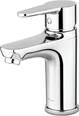 Pfister Pfirst Modern Single Hole Single-Handle Bathroom Faucet in Polished Chrome, Appears to be