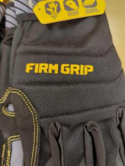 Lot of 2 FIRM GRIP X-Large Flex Cuff Outdoor and Work Gloves (2-Pack), Total of 4 Pairs Appears to