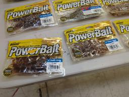 Lot of 2 small boxes includes all power baits lures. Comes as is shown in photos. Appears to be