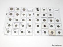 Various Foreign Coins - Switzerland - 2 sheets