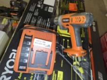 Lot of 2 Ridgid Items Including 3/8 In. Drill/Driver (Model R83001) and 18V Max Rapid Max Charger