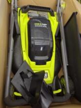 (Missing Charger) RYOBI ONE+ HP 18V Brushless 16 in. Cordless Battery Walk Behind Push Lawn Mower