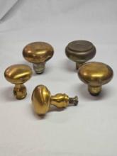 Vintage brass door knobs