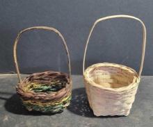 Vintage Mini Wicker Baskets $5 STS