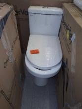 DEERVALLEY Liberty 12 in. Rough in Size 1-Piece 1.1/1.6 GPF Compact Dual Flush Elongated Toilet in