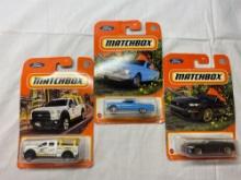 Triplet set of assorted Matchbox collectible cars