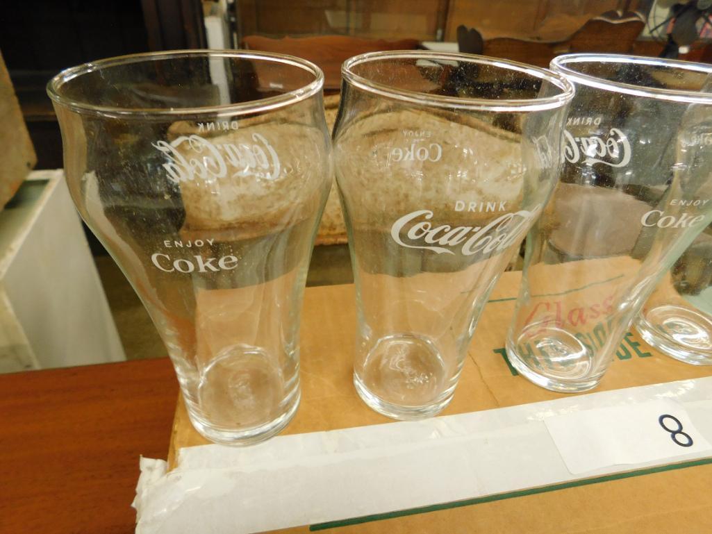 Originally Boxed Coca Cola Glasses - 12 16oz