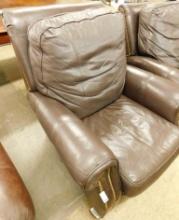 Leather Recliner with Tacks - Distinction Leather