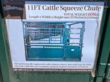 "ABSOLUTE" Unused Cattle Squeeze Chute