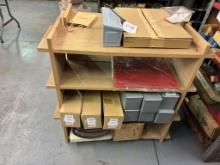 (2) Shelves Toolboxes and Grills