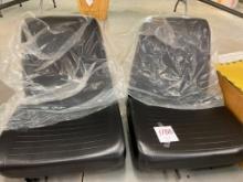 (2) New Padded Tractor Seats with Slid Adjustment