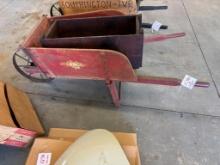 Wood Steel Wheel Barrow