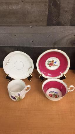 6) DEMITASSE TEACUP & SAUCER SETS