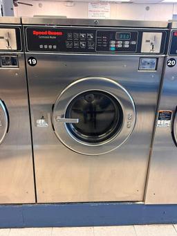 Speed Queen 35lb Commercial Washer - Model: SC35EC2OU10002 - Working