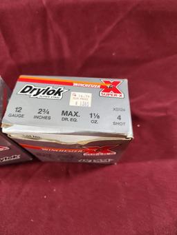 2 Boxes, Winchester Drylok 12 Gauge Shells, 2-3/4in, 50 Shells