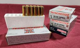 3+ Boxes of Winchester and Federal 30-06 Ammunition, Approx. 71 Rounds