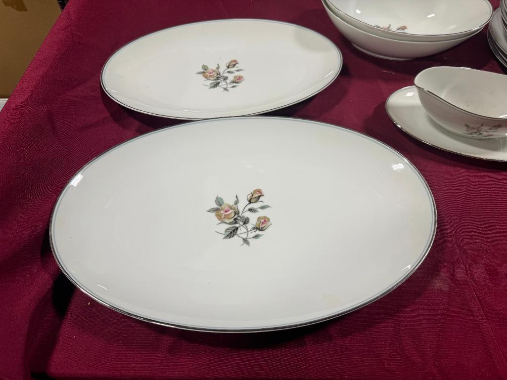 Noritake China 5605 Margot Serving Set & Pfaltzgraff Dishes