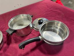 Lot of 3 Vintage Saladmaster Cookware