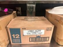New Case, 12 Qty - Libbey 16.75oz Impressions Cooler Glasses, Pint Glasses