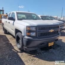 2014 CHEVROLET SILVERADO 1500, 4.3L VORTEC, 4X4, CREW CAB, SHORT BED. UNKNOWN MECHANICAL PROBLEMS