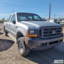 2001 FORD F-350, 7.3L DIESEL, 4X4, CREW CAB, LONG BED. UNKNOWN MECHANICAL ISSUES. DOES NOT START.