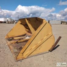 LOADER ATTACHMENT, 102IN GP BUCKET, BALDERSON MODEL B30-4Z, PIN-ON WITH FORK POCKETS