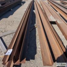 1 ASSORTMENT. MISC ANGLE STEEL, INCLUDING: 8EA APPROX 4IN X 6IN X 1/4IN THICK X 40FT LONG, 4EA 3IN X