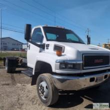 CAB AND CHASSIS, 2008 GMC C5500, 6.6L DURAMAX, 4X4. UNKNOWN MECHANICAL PROBLEMS. TITLE IN TRANSIT