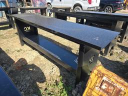 NEW 28IN. X 90IN. KC WORK BENCH NEW SUPPORT EQUIPMENT