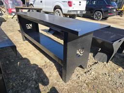 NEW 28IN. X 90IN. KC WORK BENCH NEW SUPPORT EQUIPMENT