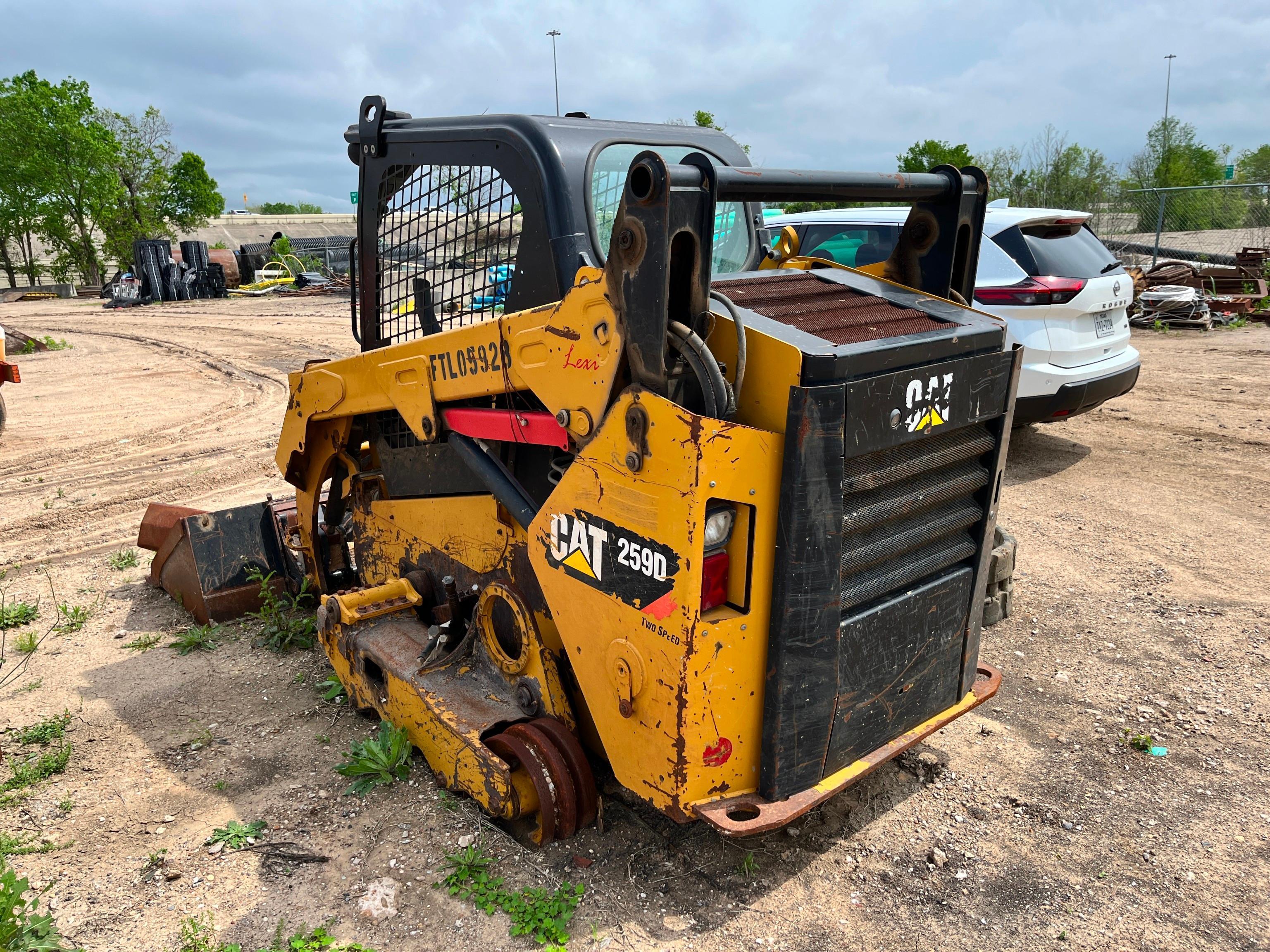 CAT 259D RUBBER TRACKED SKID STEER SN:CAT0259DAFTL05928 Parts.