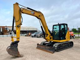 2023 CAT 308CR HYDRAULIC EXCAVATOR SN:807001 powered by C3.3B diesel engine, equipped with Cab, air,