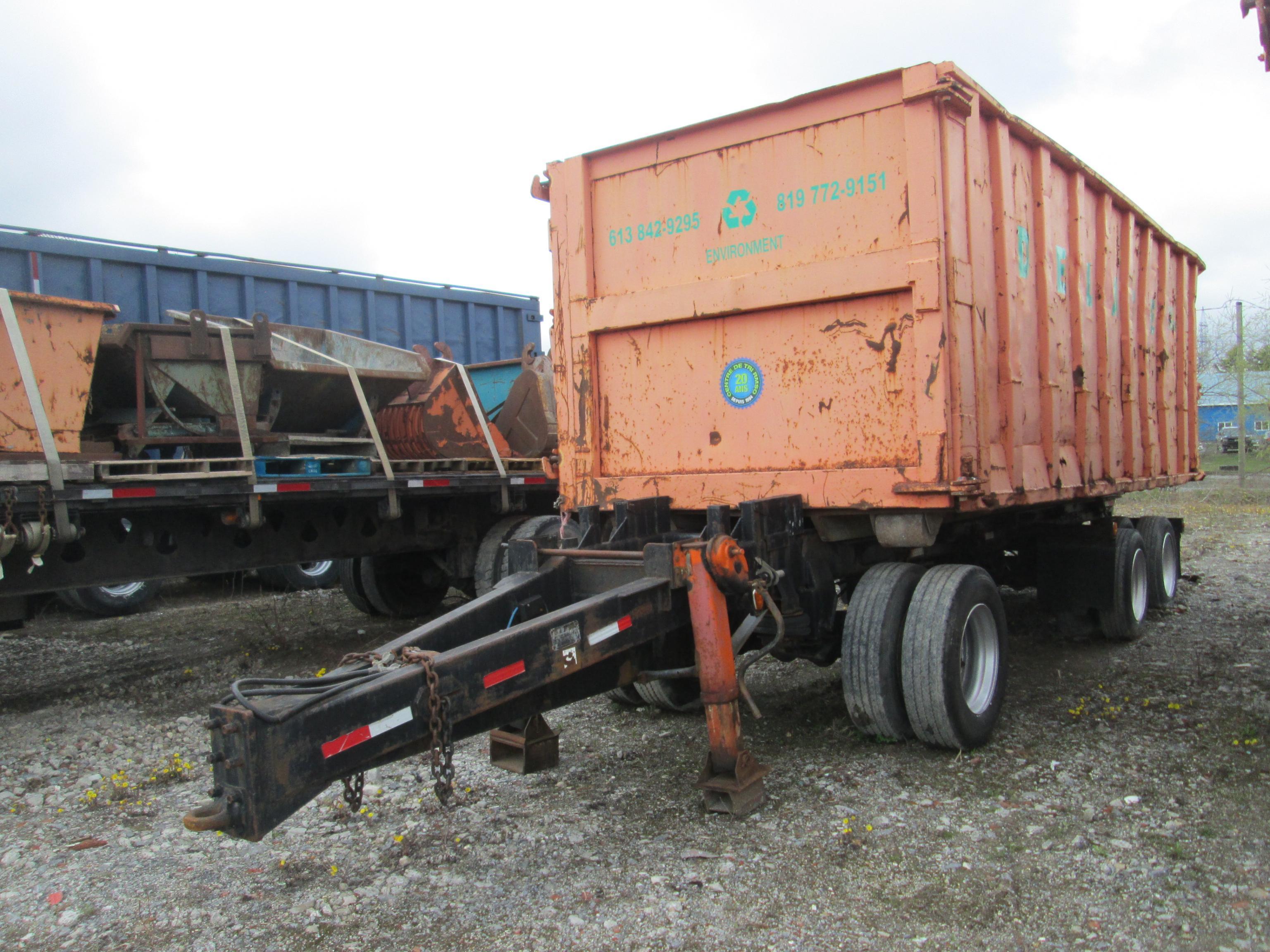 ROLLOFF TRAILER 1994 Atlas TR-26 Tri / axle 26' Roll off Pup trailer SN 2L9RCNDD1RB062005 equipped