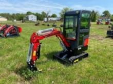 NEW MIVA VA13C HYDRAULIC EXCAVATOR SN-240499 equipped with EROP, auxiliary hydraulics, front blade,