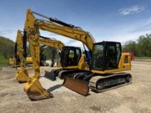 2023 CAT 313GC HYDRAULIC EXCAVATOR SN:NFZ10475 powered by Cat diesel engine, equipped with Cab, air,