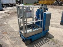 2017 GENIE GR-12 SCISSOR LIFT SN:GRP-50399 electric powered, equipped with 12ft. Platform height,