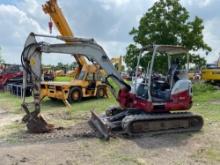 2017 TAKEUCHI TB260R HYDRAULIC EXCAVATOR SN:126101951 powered by diesel engine, equipped with Cab,