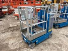 2017 GENIE GR-12 SCISSOR LIFT SN:GRP-50354 electric powered, equipped with 12ft. Platform height,